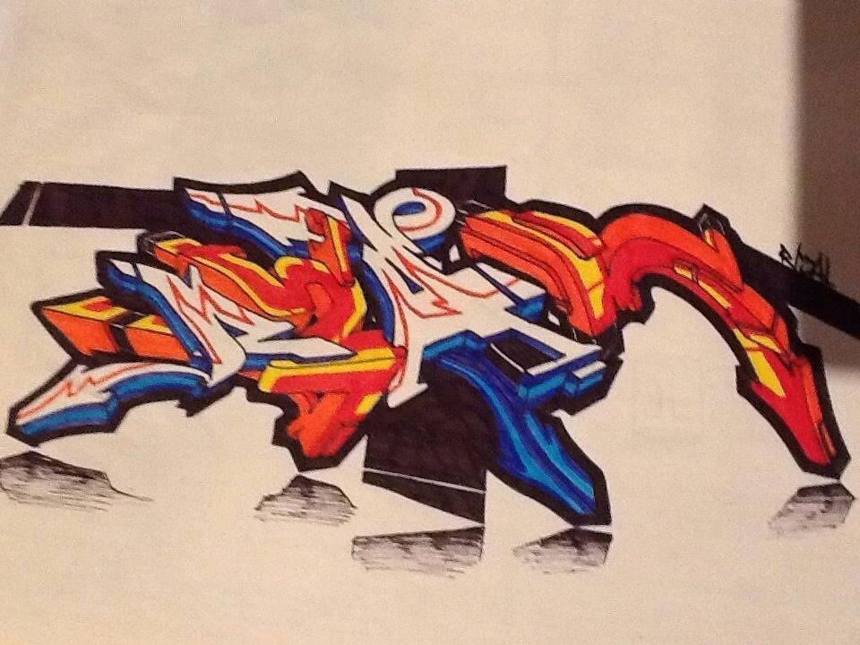 Graffiti Sketch - Photo by r3al - LostYears, r3al