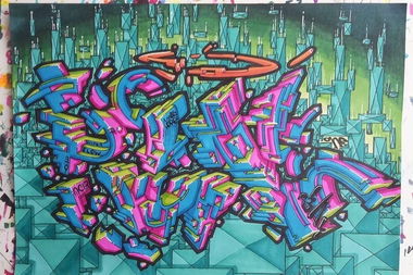 Graffiti Sketch - Photo by r3al - r3al, acr, dortmund (2016)