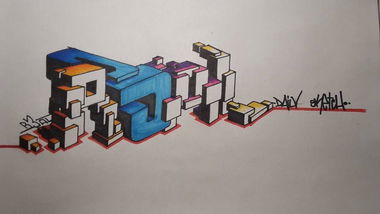 Graffiti Sketch - Photo by r3al - r3al (2015)