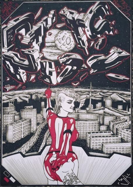 Graffiti Sketch - Photo by r3al - r3al, acr, dortmund (2016)