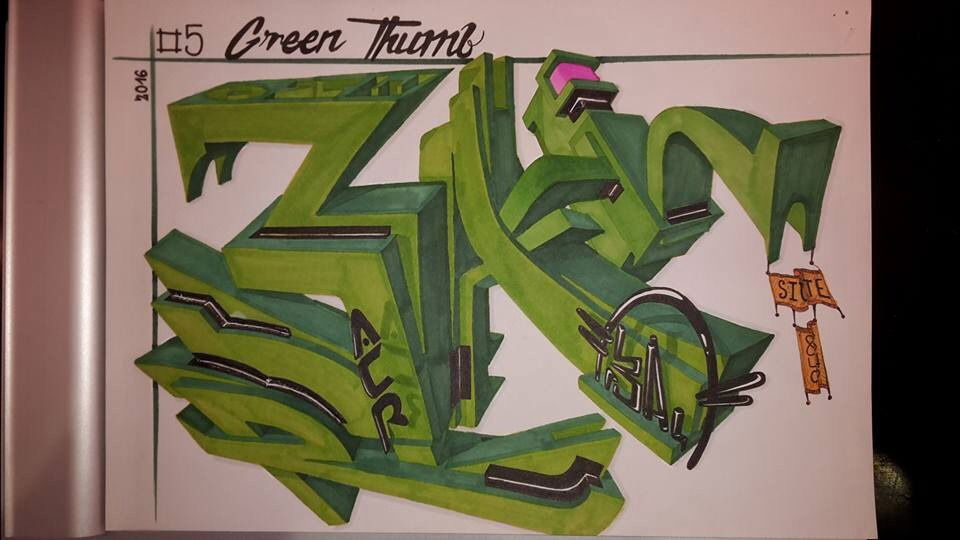 Graffiti Sketch - Photo by r3al - r3al, dortmund, acr