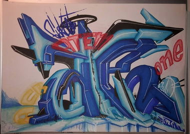 Graffiti Sketch - Photo by r3al - r3al, dortmund, acr (2016)