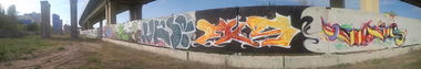Graffiti Wall - Photo by raek - fks, fks, vh (2012)