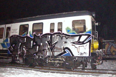 Graffiti Train - Photo by raet