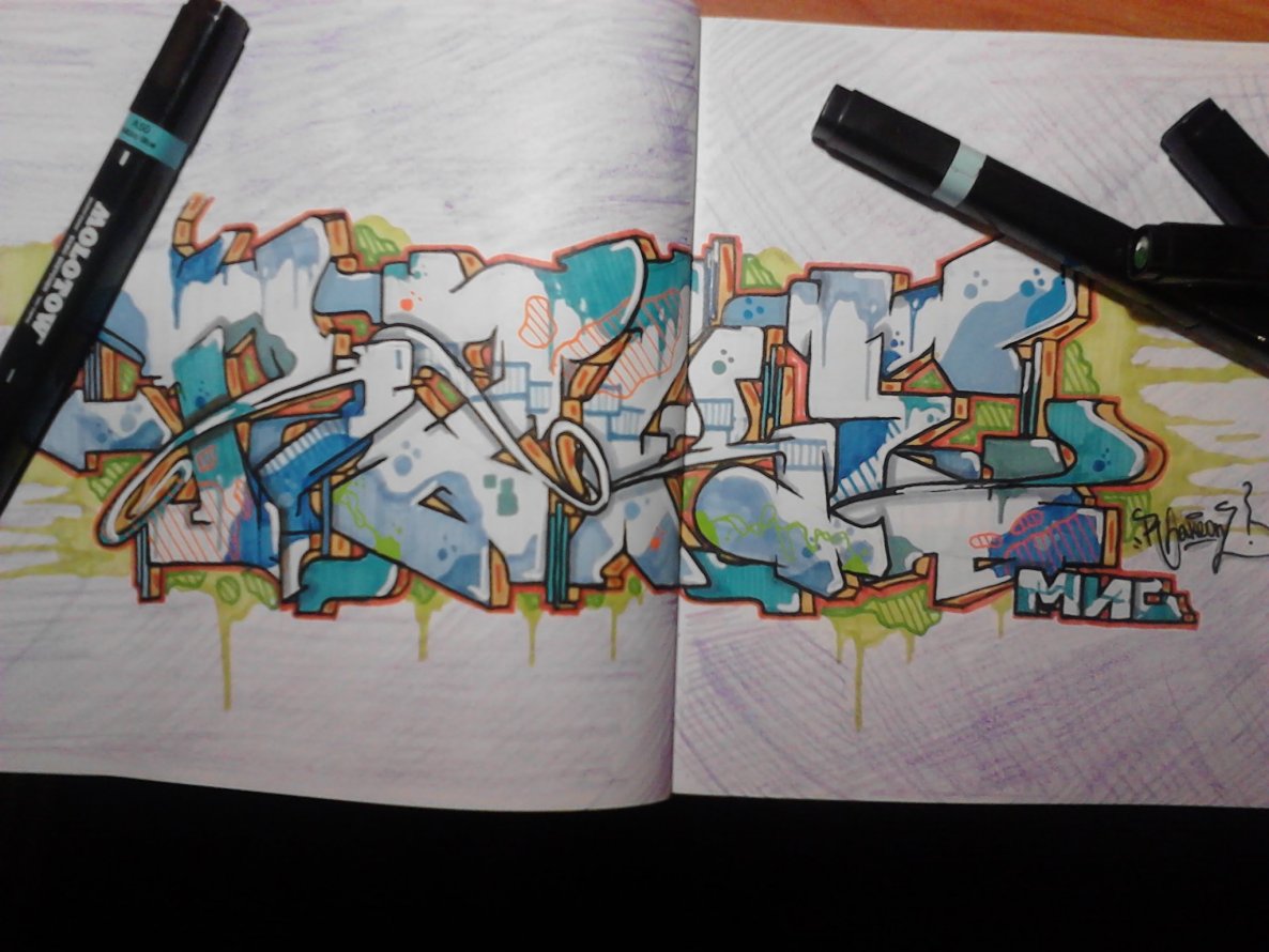 Graffiti Sketch - Photo by rake