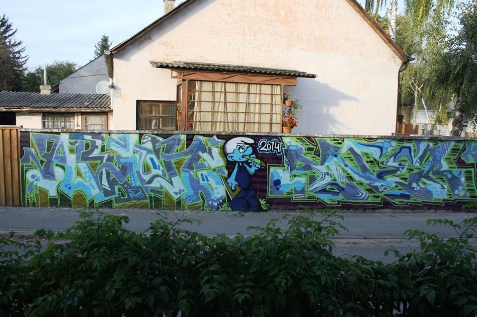 Graffiti Wall - Photo by rambo - argon, kma, aner (2014)