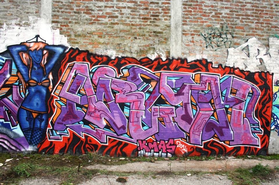 Graffiti Wall - Photo by rambo - argon, jewel, kma (2014)