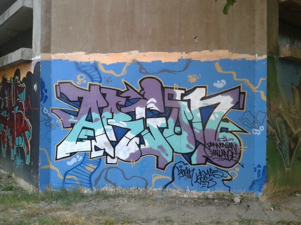Graffiti Wall in Osje?ko-Baranjska upanija - Photo by rambo - argon, kma, pannonian (2013)
