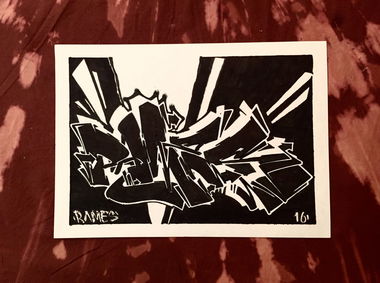 Graffiti Sketch - Photo by ramesTK (2016)