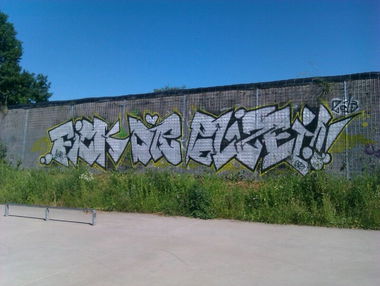 Graffiti Wall - Photo by ramuk - karlsruhe