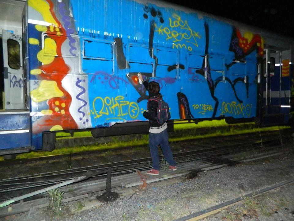 Graffiti Train - Photo by raroking