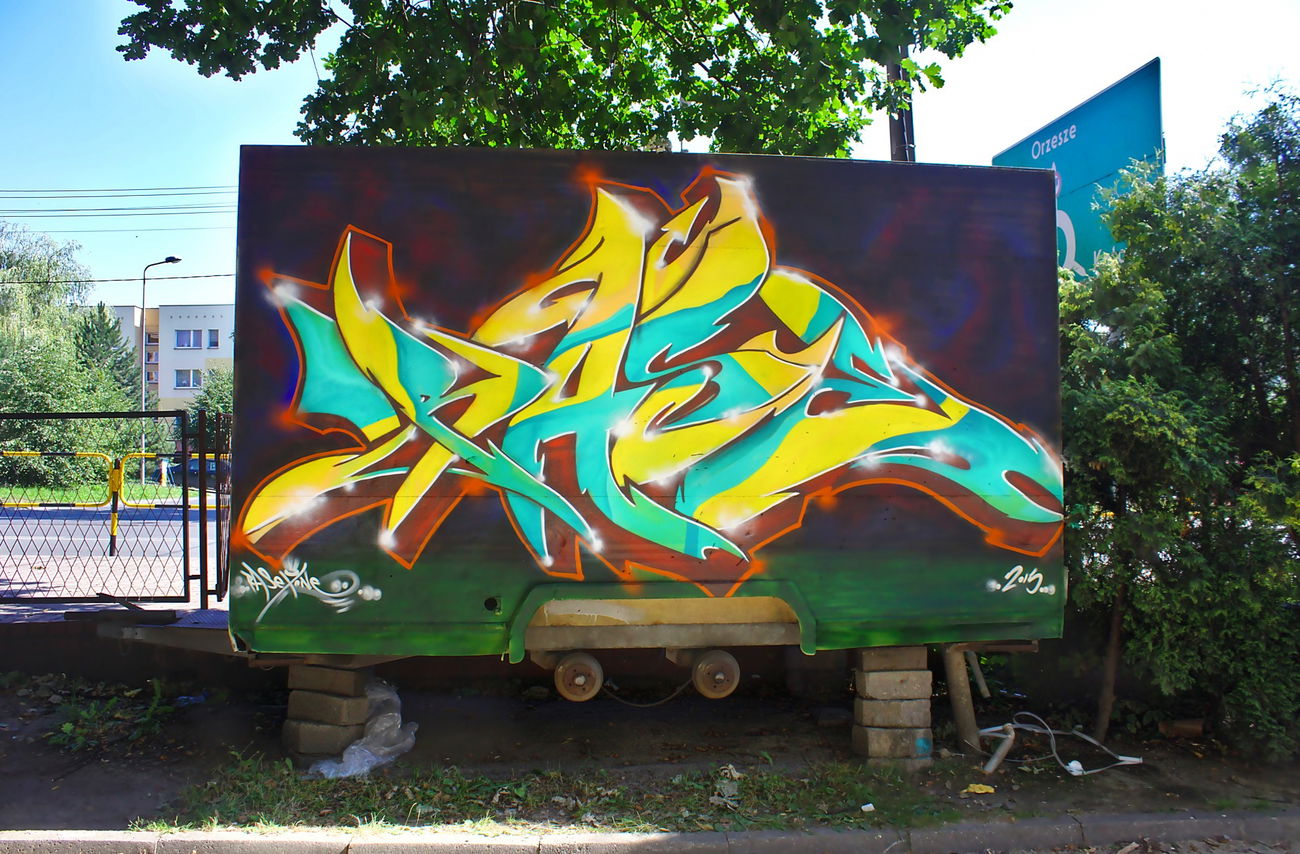 Graffiti Wall in Katowice - Photo by rasexone1 - rasemtr (2015)