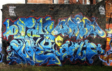 Graffiti Wall - Photo by rasexone1 - brak, baik, rase (2009)