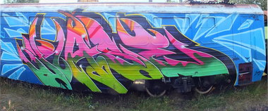 Graffiti Train - Photo by rasexone1