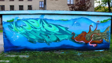 Graffiti Wall - Photo by rasexone1