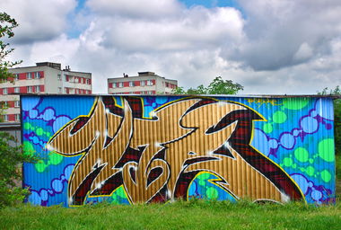 Graffiti Wall in Katowice - Photo by rasexone1 (2015)
