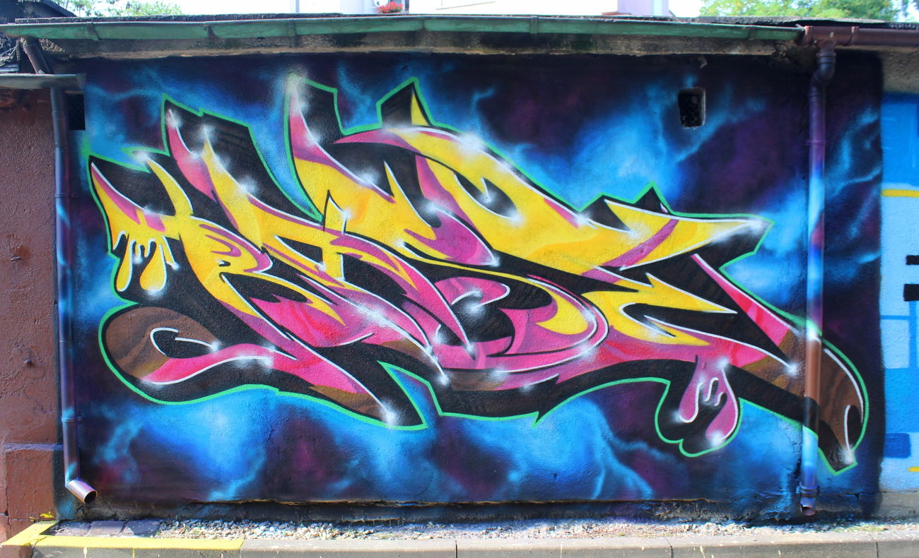 Graffiti Wall in Katowice - Photo by rasexone1 - rase, mtr (2015)