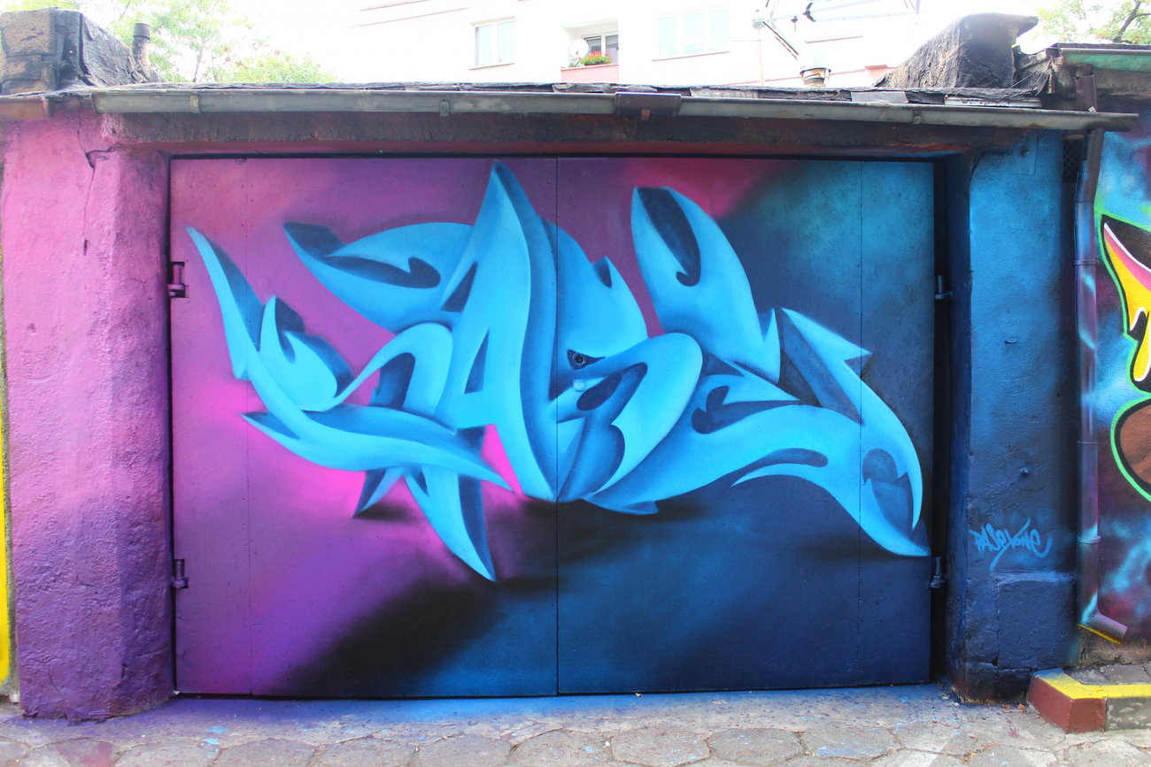 Graffiti Wall in Polska katowice - Photo by rasexone1 - rasemtr3dgraffiti, katowicekatowicapolandpolska (2015)