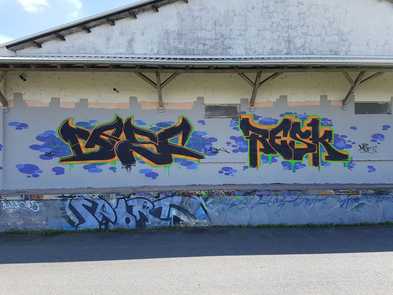 Graffiti Wall - Photo by rask - Dasc, dusk, rask (2017)