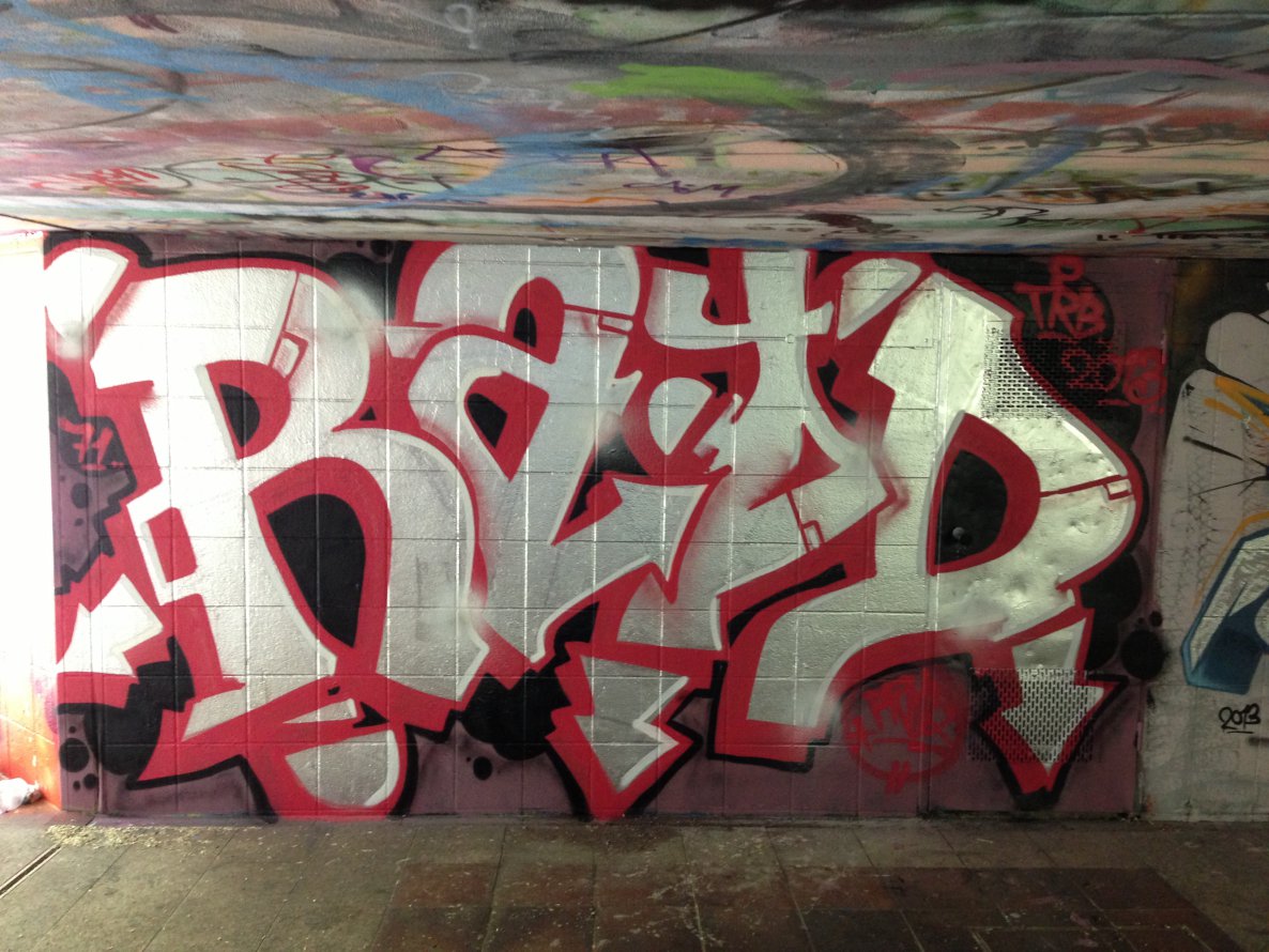 Graffiti Wall - Photo by raydtrb - rayd, trb, trbcrew
