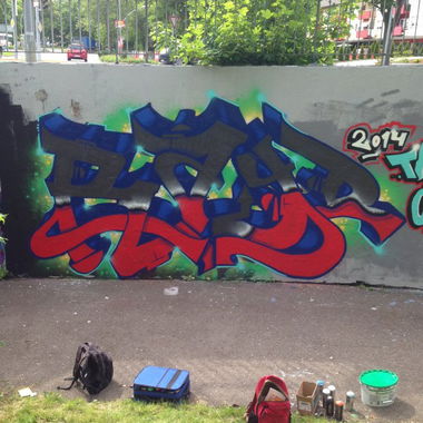 Graffiti Wall - Photo by raydtrb - rayd, trb, trbcrew (2014)