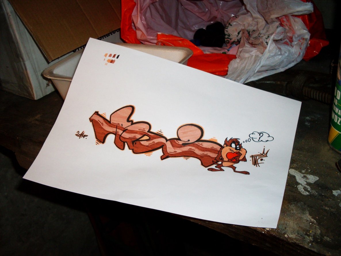 Graffiti Sketch - Photo by raz