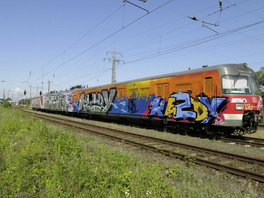 Graffiti Wall - Photo by real2real - kezdy, denk, oscar (2014)