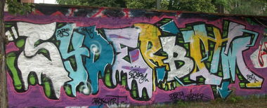 Graffiti Wall in berlin - Photo by realityReport - sider, batm (2013)