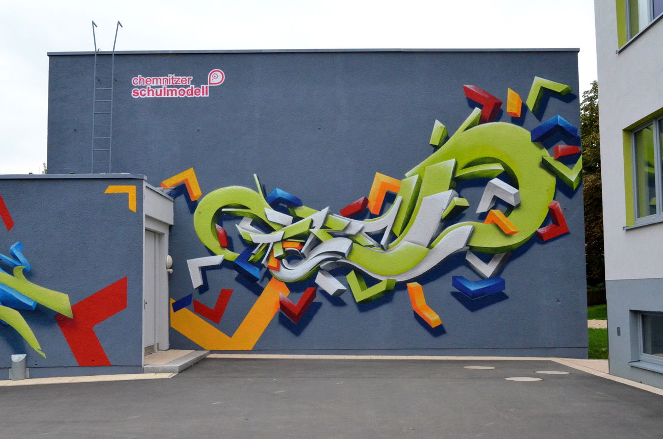 Graffiti Wall in Chemnitz - Photo by rebel73 - rebel-art, rebel, rebel73