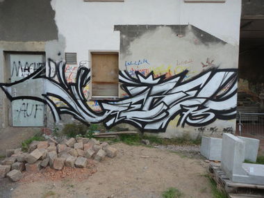 Graffiti Wall in Ölsnitz Im Erzgebirge - Photo by rebel73 - rebel-art, rebel, rebel73 (2012)