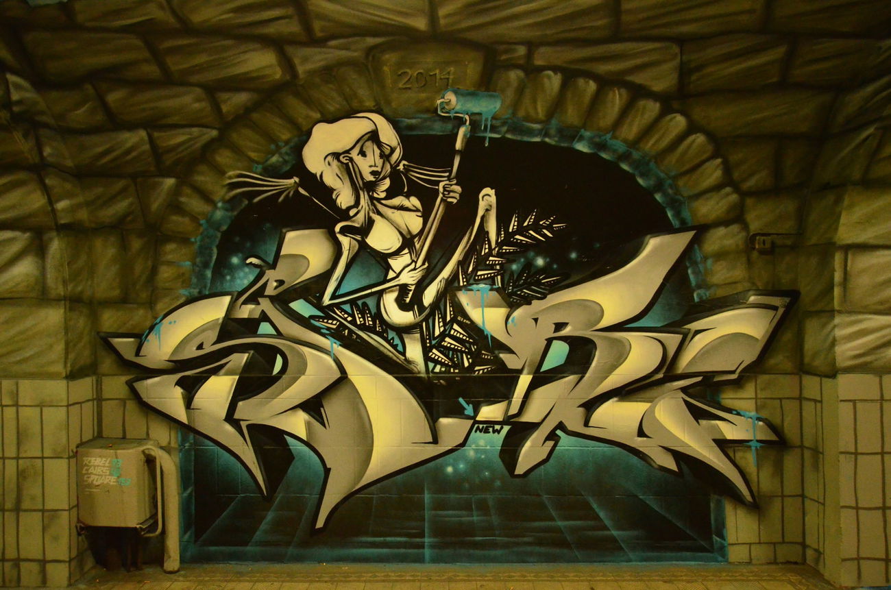 Graffiti Wall - Photo by rebel73 - rebel-art, rebel, rebel73 (2014)