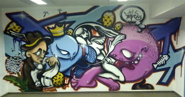 Graffiti Wall - Photo by rebel73 - rebel-art, rebel, rebel73 (2009)