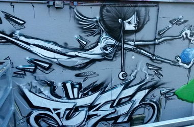 Graffiti Wall in Chemnitz - Photo by rebel73 - rebel, rebel-art, rebel73