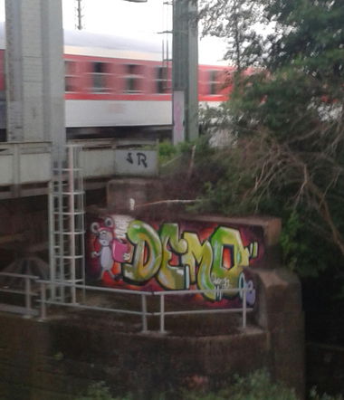 Graffiti Bombing - Photo by register