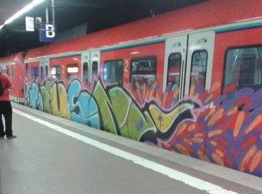 Graffiti Train - Photo by register