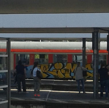 Graffiti Train - Photo by register