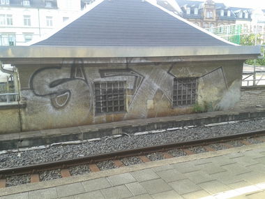 Graffiti Bombing - Photo by register