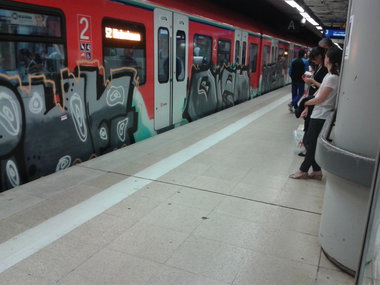 Graffiti Train - Photo by register