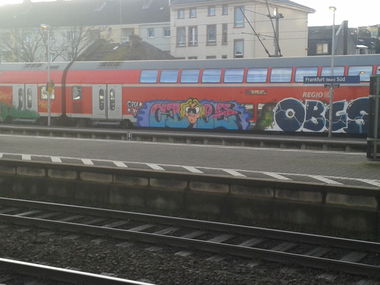 Graffiti Train - Photo by register