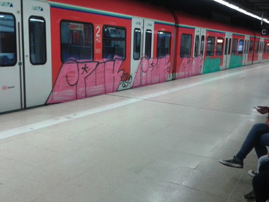 Graffiti Train - Photo by register