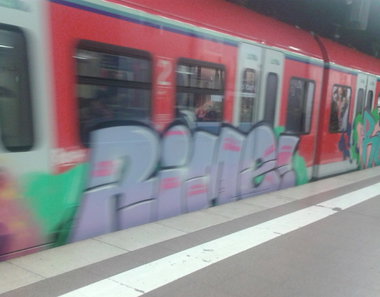 Graffiti Train - Photo by register