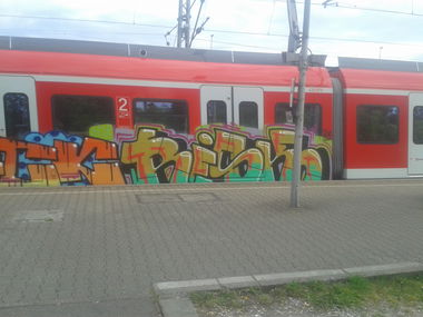 Graffiti Train - Photo by register