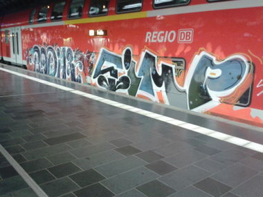 Graffiti Train - Photo by register