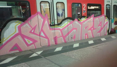 Graffiti Train - Photo by register