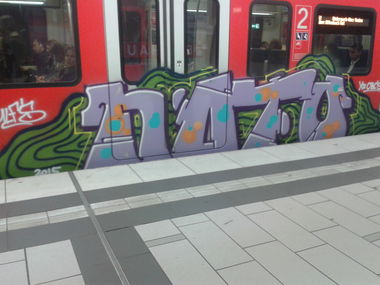 Graffiti Train - Photo by register