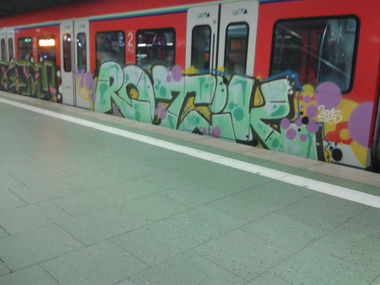 Graffiti Train - Photo by register