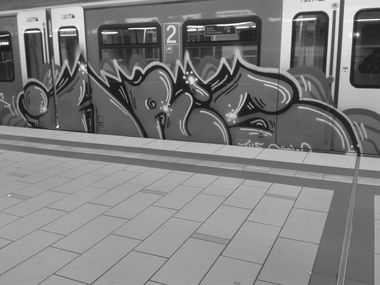 Graffiti Train - Photo by register