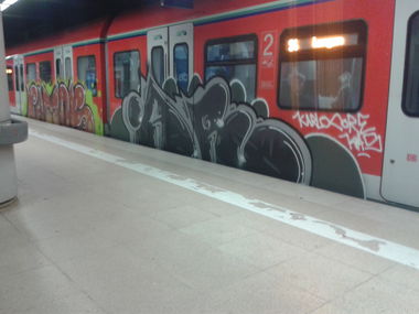 Graffiti Train - Photo by register