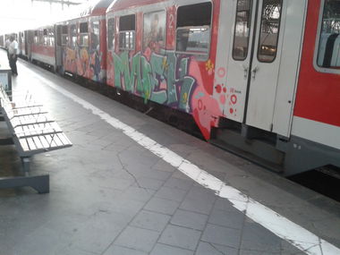 Graffiti Train - Photo by register