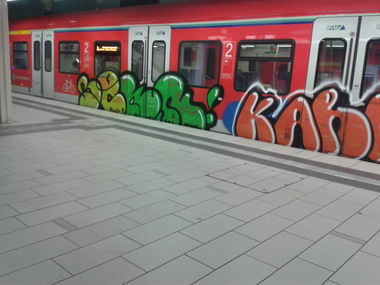 Graffiti Train - Photo by register